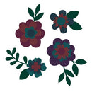 Simple Stories Colour Vibe Cardstock Flowers Bits & Pieces 143pack Darks*