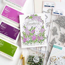 Pinkfresh Studio Stencils 4"X9" 6pack Tuberose Layering*