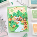 Pinkfresh Studio Stencils 4.25"X5.5" 3/Pkg Trees*