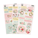 P13 Flowerish Chipboard Stickers 4.1"X8.7"