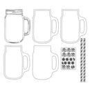 P13 Fresh Lemonade Light Chipboard Shaker Base 6"X8" Jar Of Lemonade*