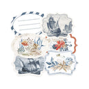 P13 Sea La Vie Double-Sided Cardstock Tags 6 pack