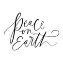 Spellbinders BetterPress Letterpress System Press Plate Peace On Earth