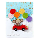 Spellbinders 3D Embossing Folder Little Smiles Collection Wishing Stars