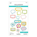 Spellbinders Etched Dies Just Sayin' by Kelly Bangs Speech Bubbles