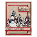 Spellbinders Etched Dies By Simon Hurley Sketched Snowmen*
