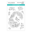 Spellbinders Clear Acrylic Stamps From The Stylish Ovals Stylish Oval Birthday Wishes
