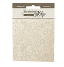 Stamperia Decorative Chips 5.5"x 5.5" - Hidden Grove - Grass & Mushroom
