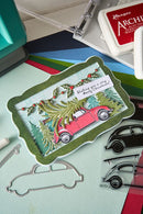 Sizzix Clear Stamps Set By 49 and Market 17/Pkg w/15 Framelits - Trees and Trinkets