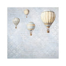 Stamperia Polyester Fabric 12"x 12" 4/Pkg - Timeless