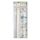 Stamperia Polyester Fabric 12"x 12" 4/Pkg - Timeless
