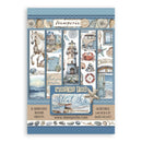 Stamperia A5 Washi Pad 8/Pkg - Silent Sea