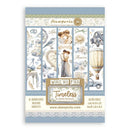Stamperia A5 Washi Pad 8/Pkg - Timeless