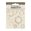 Stamperia Decorative Chips 5.5"x 5.5" - Fortune - Planets