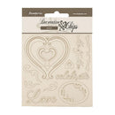 Stamperia Decorative Chips 5.5"x 5.5" - Timeless - Hearts
