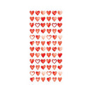 Paper House Valentine Stickers – 72 Red Hearts