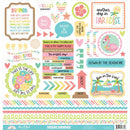 Doodlebug This & That Cardstock Stickers 12"x 12" - Seaside Summer*