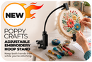 Poppy Crafts Adjustable Embroidery Hoop Stand