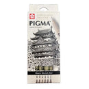 Sakura Pigma Micron 6pc Black Set A