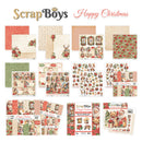 ScrapBoys Double Sided Die Cut Elements - Happy Christmas
