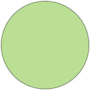Solid light green circle on a white background
