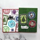 Simon Hurley create. Cling Mount Stamp 6" x 6" - Christmas Postage