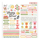 Simple Stories Basics Cardstock Stickers 12"x 12" - Here & Now