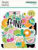 Simple Stories Chipboard - Color Me Happy