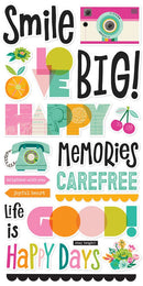 Simple Stories Foam Stickers - Color Me Happy