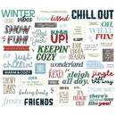 Simple Stories Simple Vintage Flannel Season Bits & Pieces Die-Cuts Sentiment