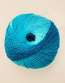 Sirdar Jewelspun Ombre Aran Yarn 400g - Ocean Blue