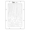 Sizzix die cut template with butterfly pattern on a white background