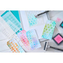 Sizzix A6 Layered Stencils By Vicki Boutin 4/Pkg - Buildables Backgrounds
