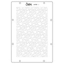 Sizzix die cut template with stone pattern on a white background