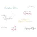 Sizzix Clear Stamp Set 9/Pkg - Winter Sentiments