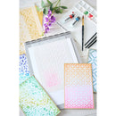 Sizzix Studio Layered Stencils By Willow Wolfe 4/Pkg - Backgrounds