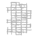 Abstract gray pattern on a white background