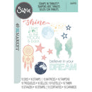 Sizzix Thinlits Die & A5 Stamp Set By 49 & Market - Starlight Dreams