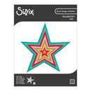 Sizzix star-shaped die set packaging on a white background
