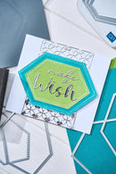 Sizzix Framelits Die Set By Stacey Park 10/Pkg - Fanciful Framelits Reversed, Belinda Stitched Hexagons