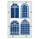 Sizzix Studio A5 Clear Stamp and Stencil Set By Mark Montano - Weather Wonder