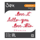 Sizzix Thinlits Die Set By Vicki Boutin 17/Pkg - Vicki Script