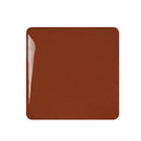 Brown square plate on a white background