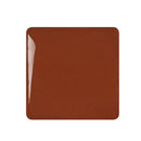 Brown square plate on a white background