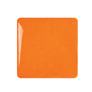 Orange square tile on a white background