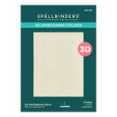Spellbinders 3D Embossing Folder by Yana Smakula - A2 Herringbone Decor