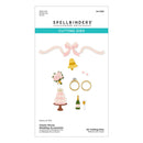 Spellbinders paper arts cutting dies set with wedding-themed designs on a white background