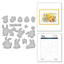 Spellbinders Etched Dies By Simon Hurley Easter Bunnies*
