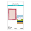 Spellbinders paper arts cutting dies packaging with die examples on a white background