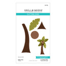 Spellbinders cutting dies packaging with palm tree design on a white background